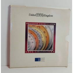 IGHILTERRA DIVISIONALE 1991 IN CONFEZIONE ZECCA